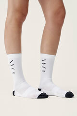 Womensecret Tech White Socks Bijela