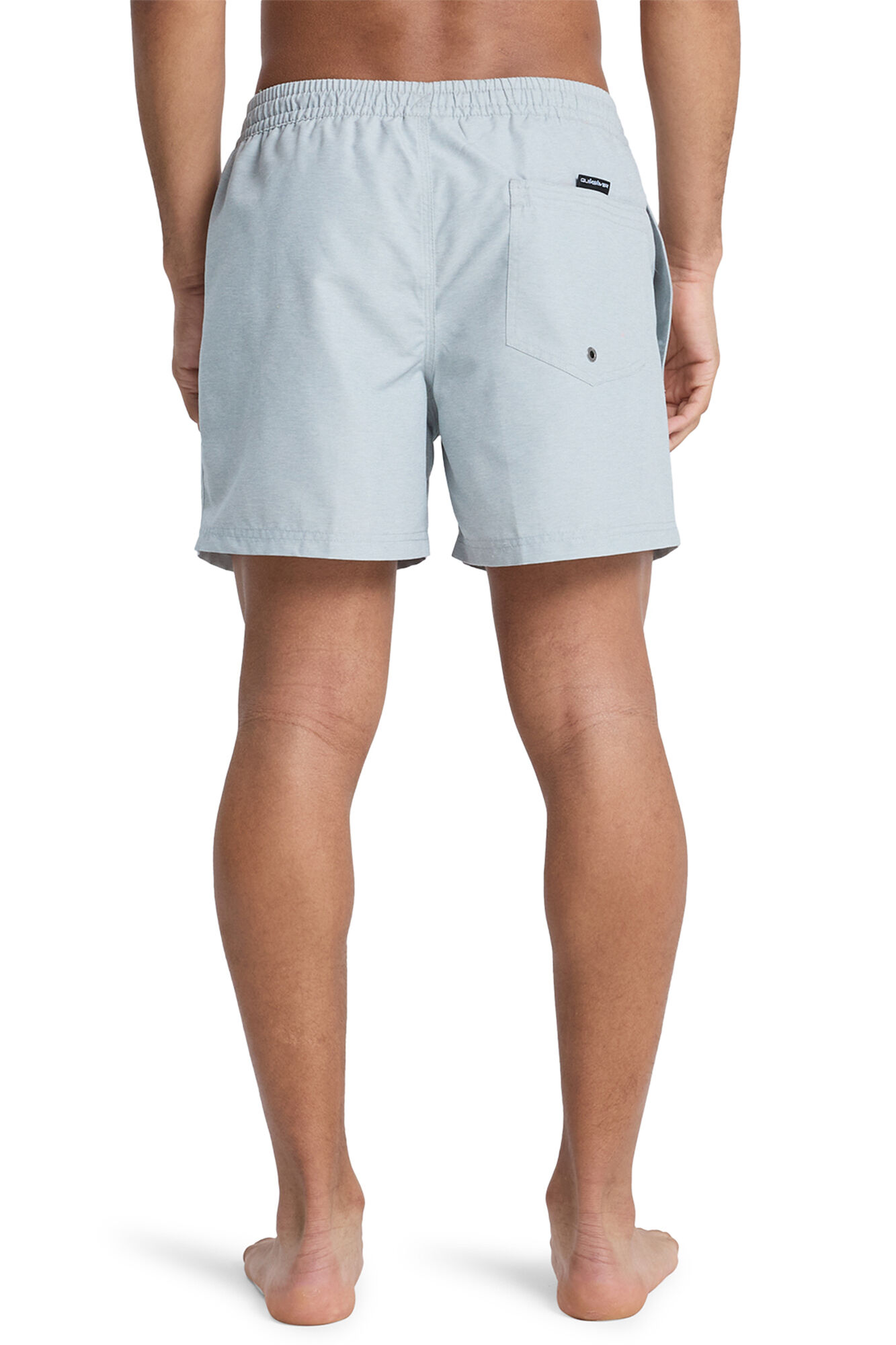 Quiksilver Einfarbige kurze Badeshorts mit Kordelzug