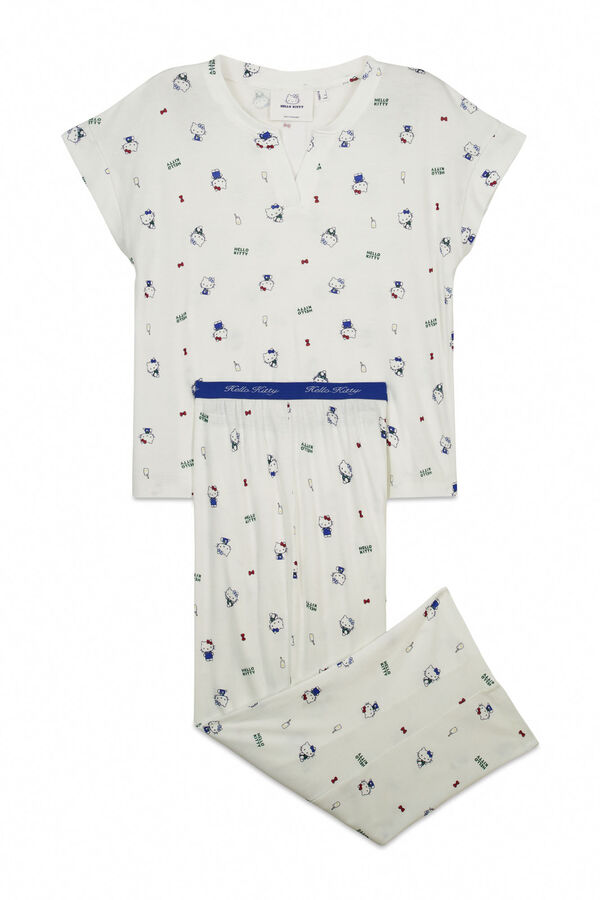 Women'secret Hello Kitty pidžama kratkih rukava Print