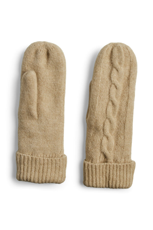 Pieces Mitones de punto gris