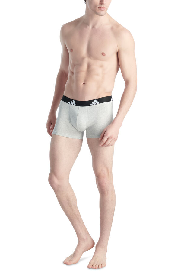 Adidas Pack of 3 Active Flex cotton boxers  printed