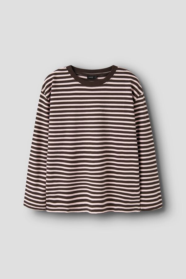 LMTD Striped T-shirt nude