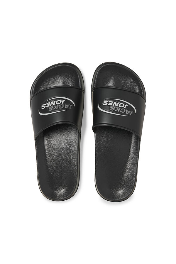 Jack & Jones Chancla de pala retro logo negro
