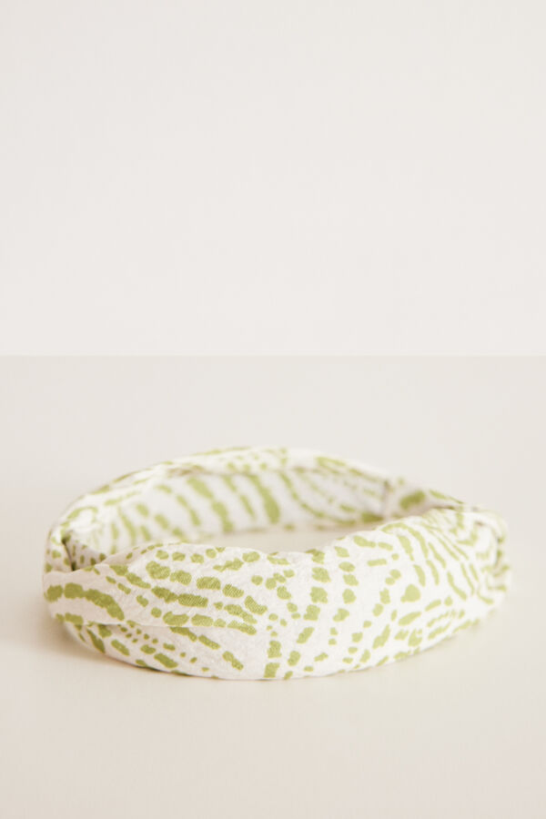 Womensecret Green print hair headband printed