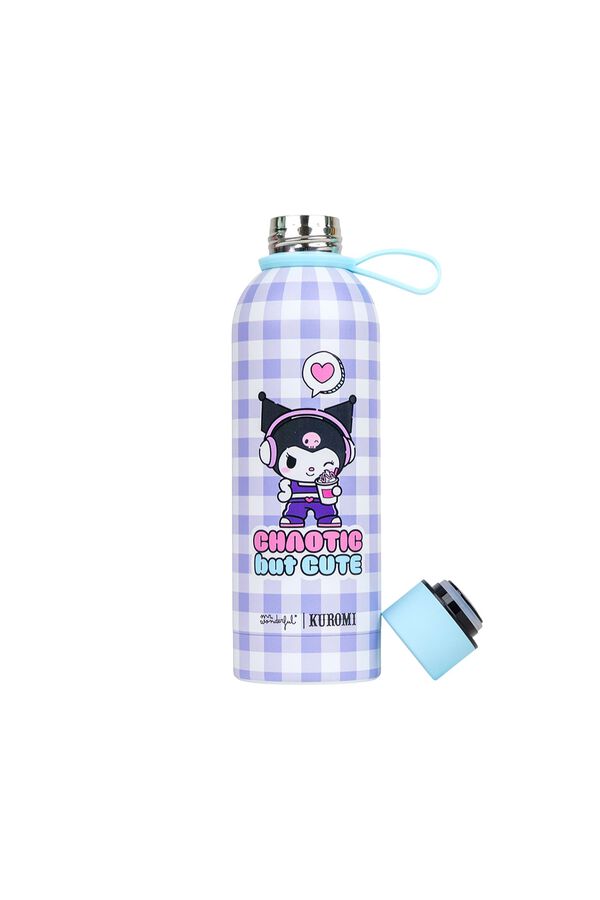 Mr. Wonderful Garrafa T&eacute;rmica HK Kuromi estampado