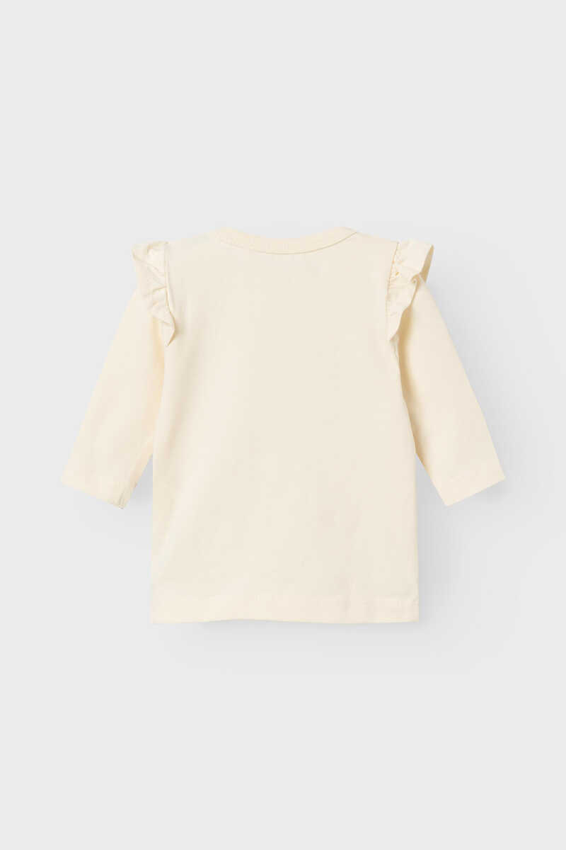 Womensecret Langärmeliges Shirt für Baby-Mädchen Weiß