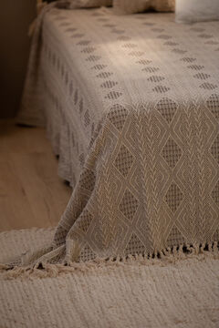 Womensecret Tagesdecke aus Baumwolle Chicago. Bett 135-150 cm. Braun
