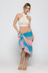 Pieces Pareo degradado azul