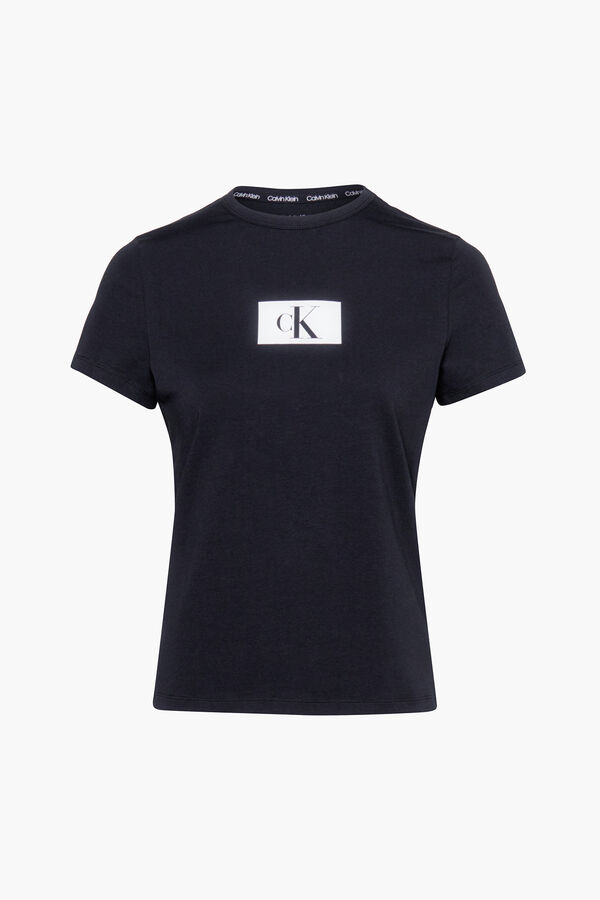 Womensecret CK96 loungewear T-shirt. Schwarz