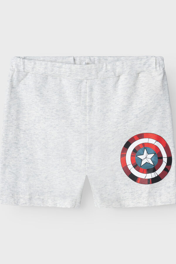 Womensecret Pijama verano niño Capitán América gris