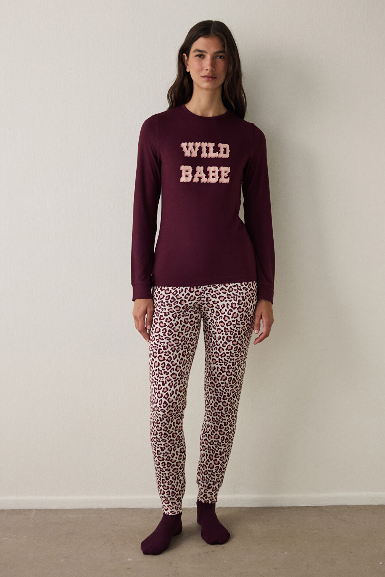 Penti Camiseta "Wild Babe" Burdeos