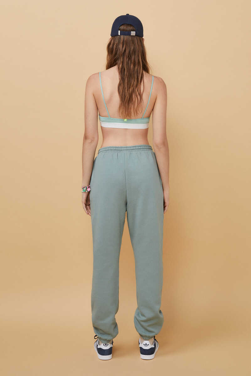 Womensecret Green terry jogger trousers green