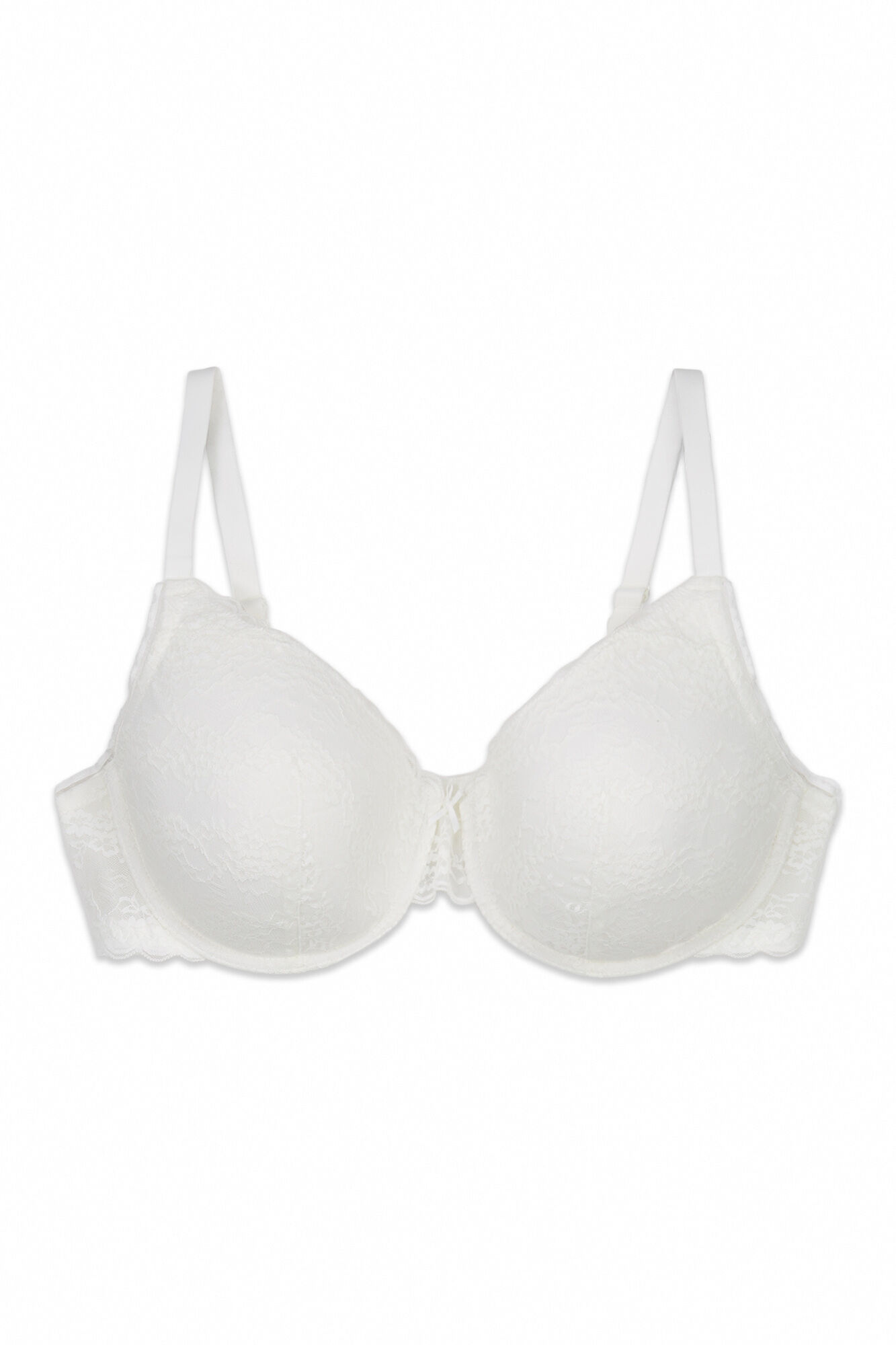 Women'secret White classic padded lace bra BEAUTIFUL