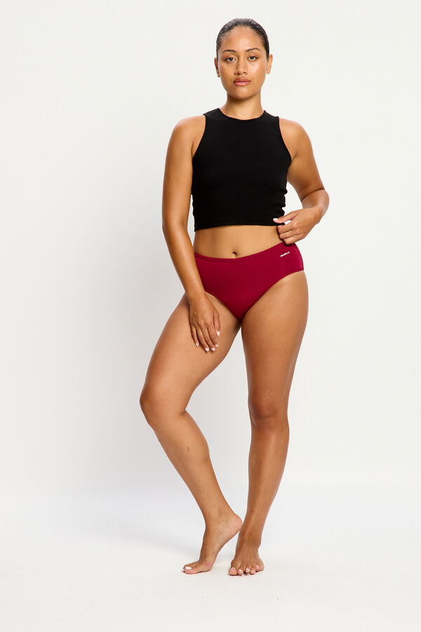 Modibodi classic Menstrual Panties Organic Cotton Moderate red