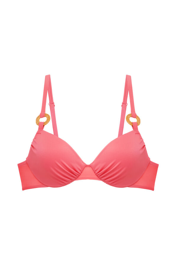 Womensecret Light Padded Bikini Top Cairns pink