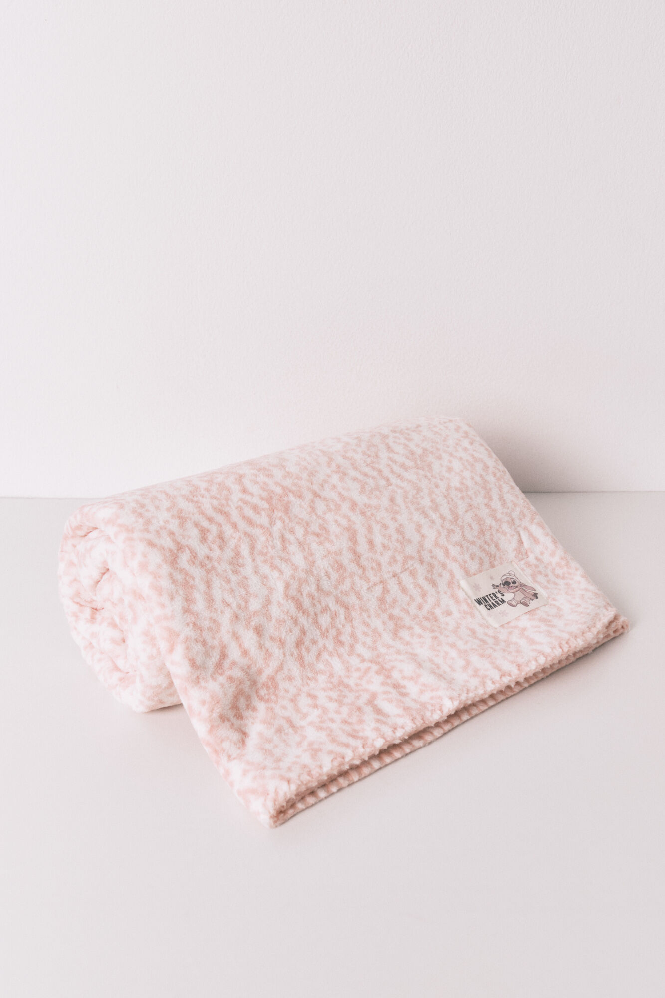 Women'secret Super soft blanket pink spot print