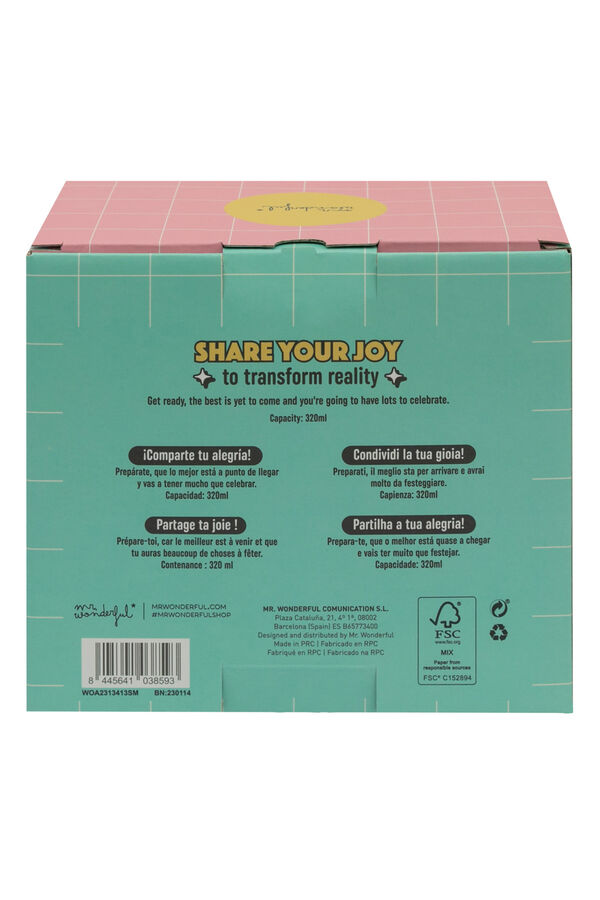 Mr. Wonderful Taza 3D - Seta Wonder estampado