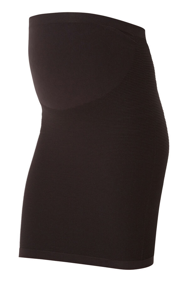 Womensecret Recycled nylon seam-free maternity skirt noir