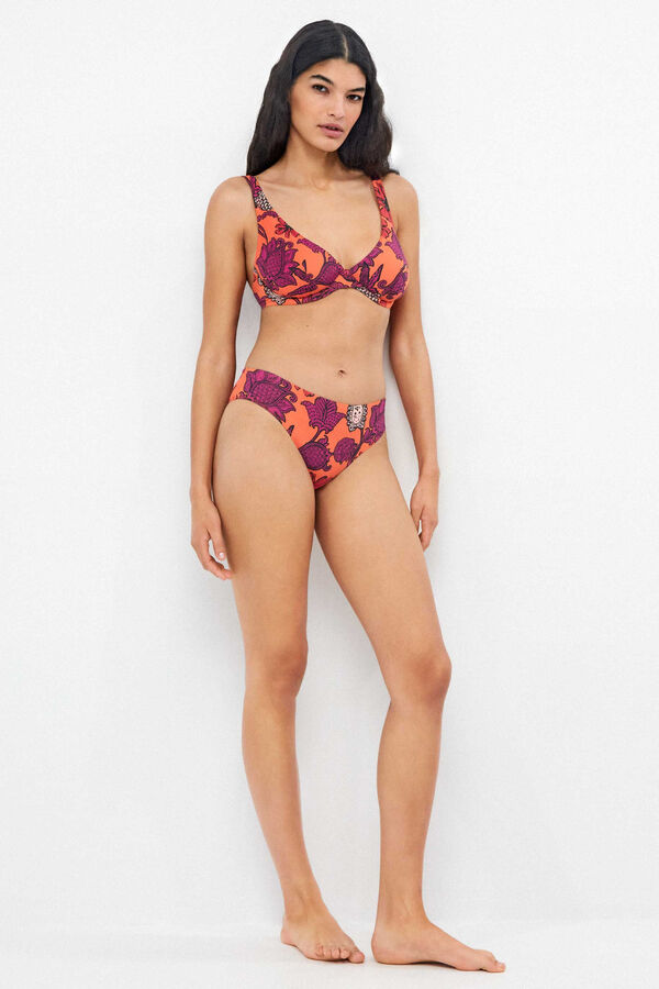 Gisela Top z fiszbinami bez wypełnienia biały