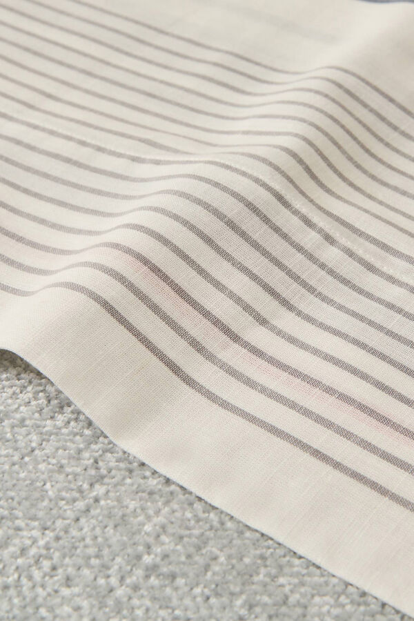 Womensecret Striped cotton sheet Siva