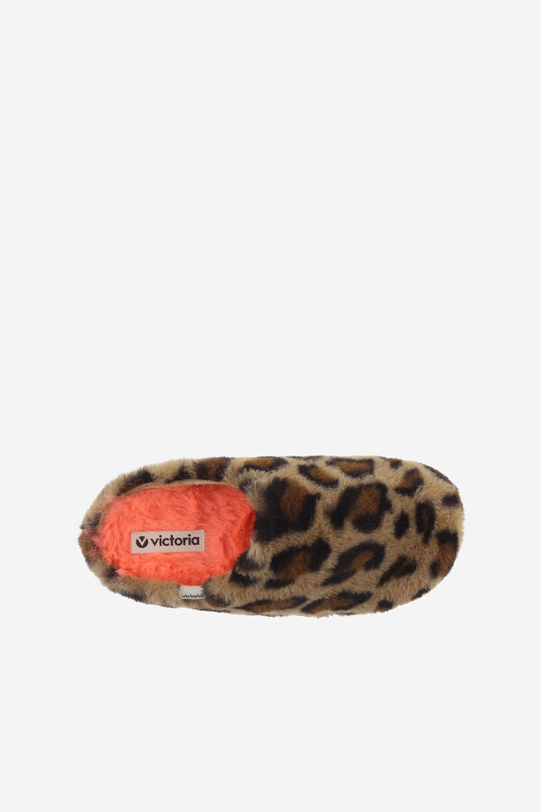 Victoria Animal print slippers Bež