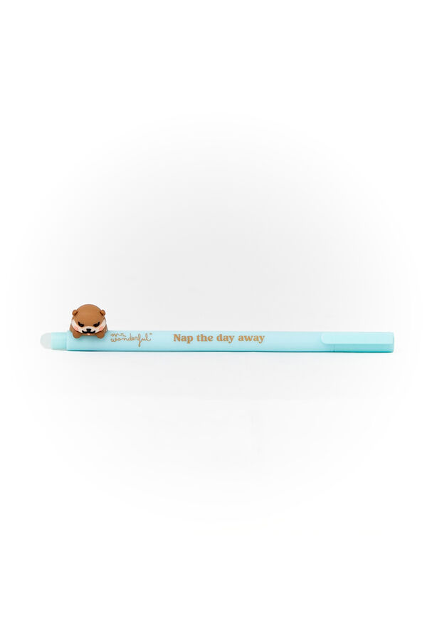 Mr. Wonderful Erasable pen Lazy otter - Nap the day away printed