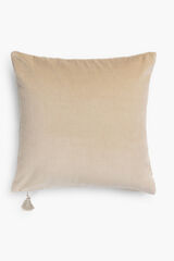 Calma House Velur ecru 60 x 60 cushion cover printed