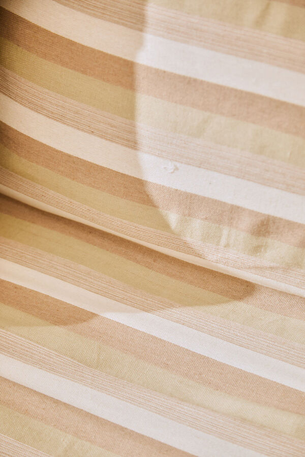 Calma House Green striped cotton bedspread Luxor 180x260 green