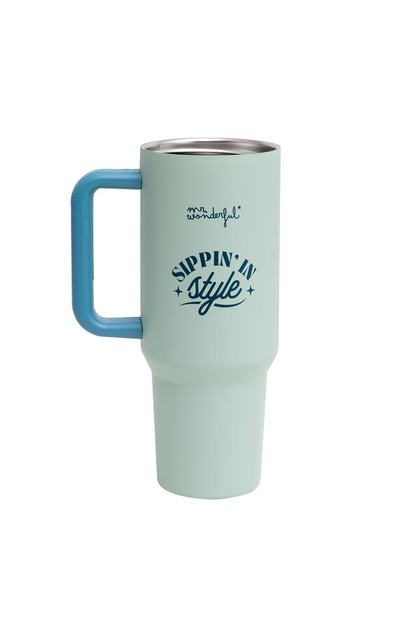 Mr. Wonderful Thermal tumbler 1.2 liters - Sippin' in style printed
