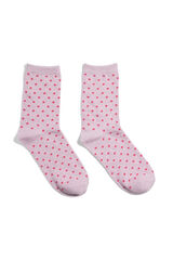 Womensecret Polka dot socks with lurex Ljubičasta