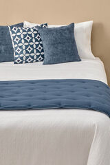 Textura Topper acolchado puntos rosa