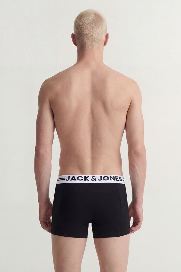 Jack & Jones Pack 5 cotton boxers black