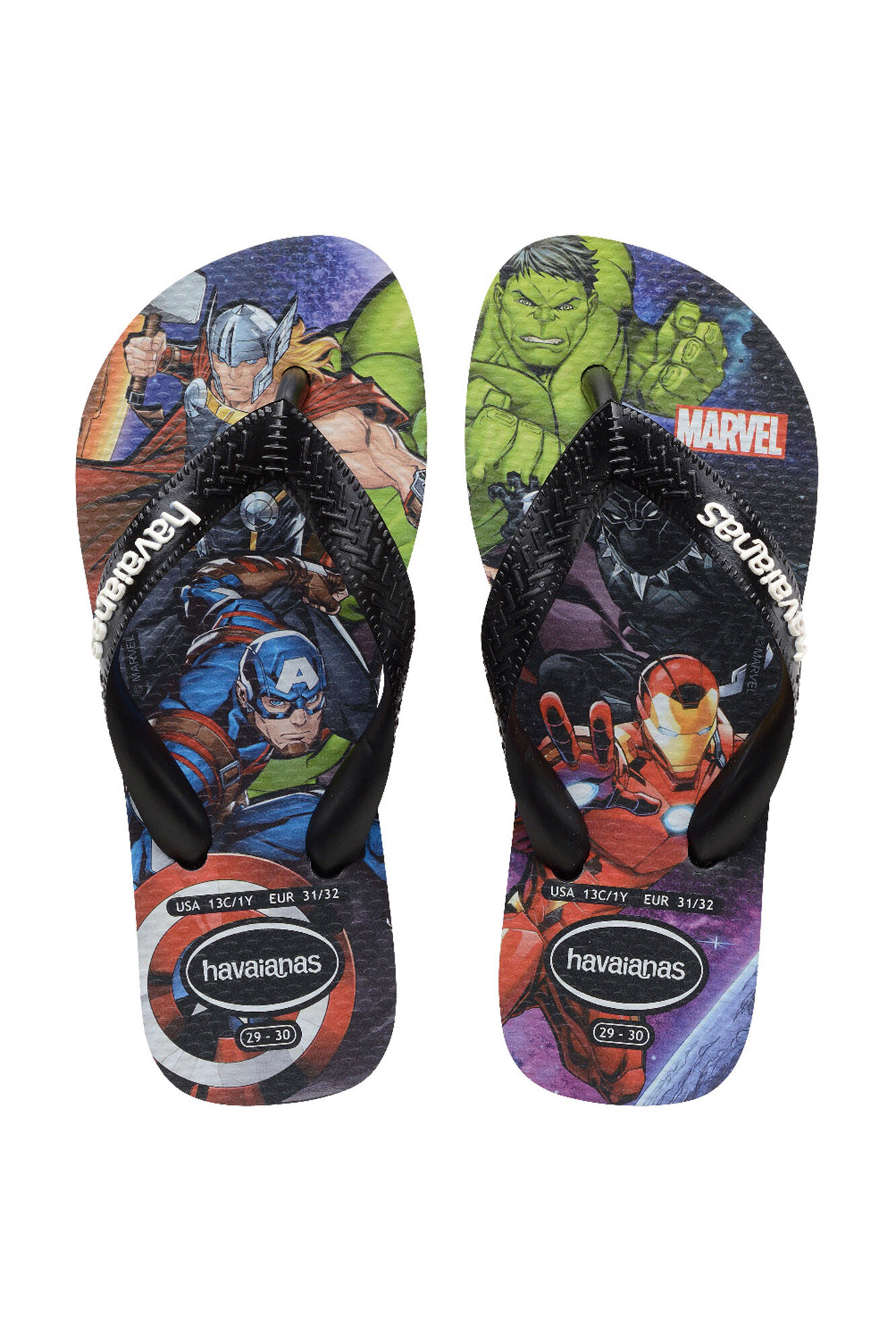 Havaianas Flip-Flops Hav. Kindertop Marvel II Schwarz