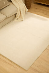 Calma House Alfombra lavable de pelo suave en tono piedra Apolo beige