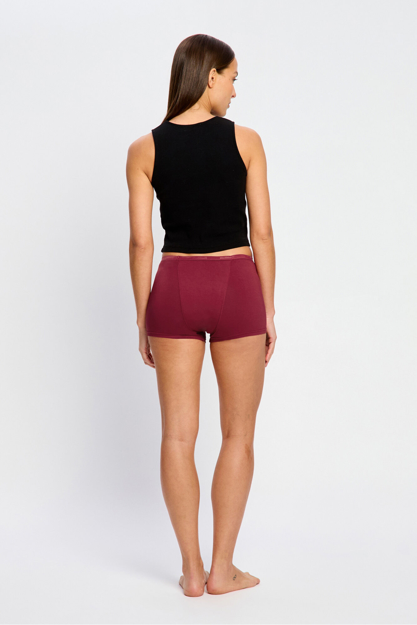 Modibodi Short Menstrual Bamb&uacute; Flujo S&uacute;per Red