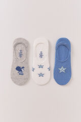 Women'secret Pack 3 calcetines invisibles algod&oacute;n Mafalda estampado