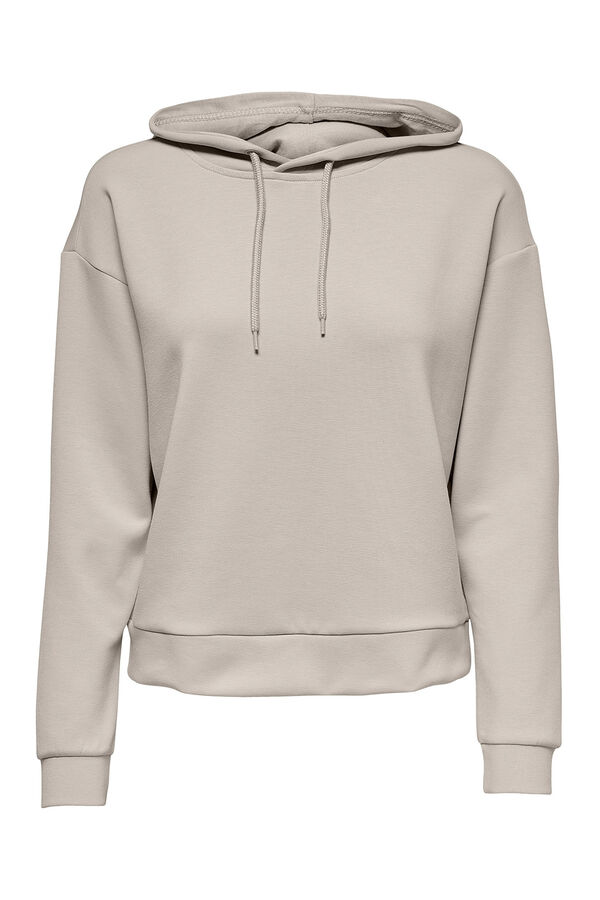 Only Play Sudadera b&aacute;sica con capucha grey