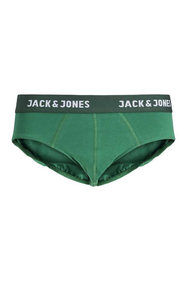 Jack & Jones Pack de 3 slips lisos de algod&oacute;n printed