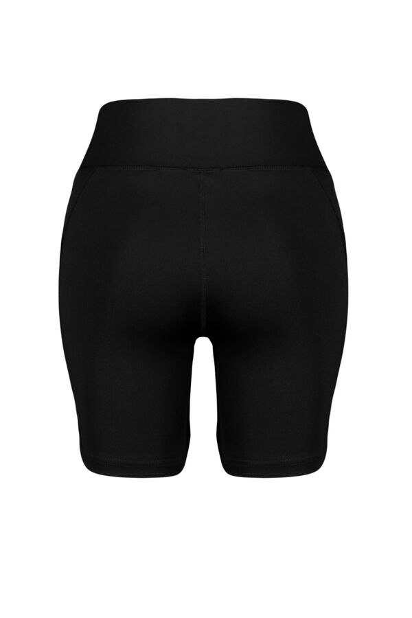 Trendyol Leggings curtas esportivas pretas com bolsos duplos preto