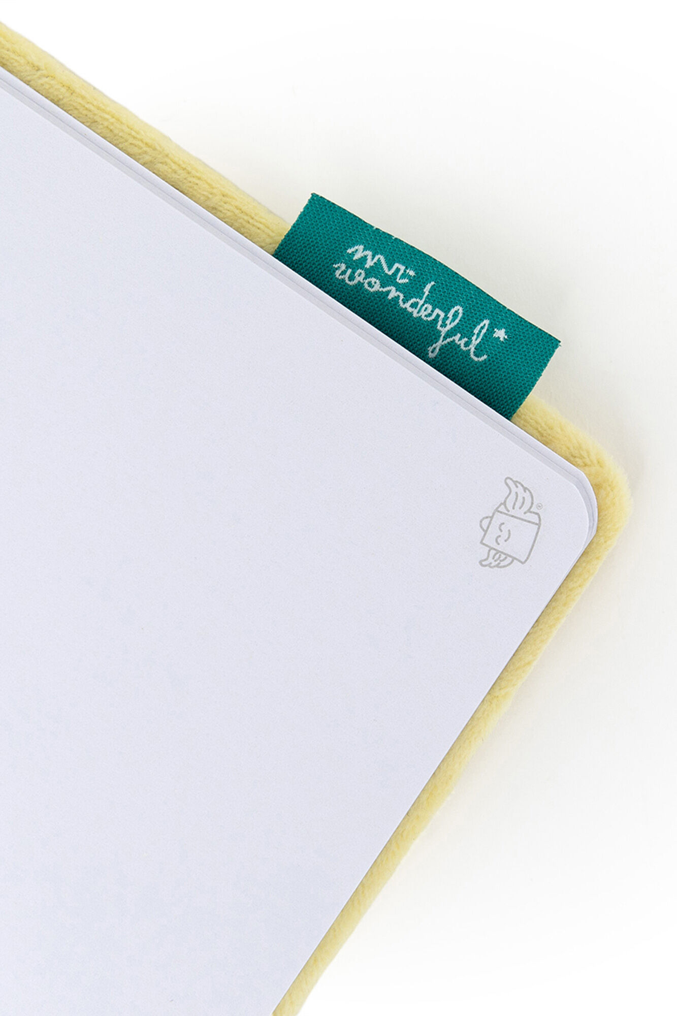 Mr. Wonderful Libreta A6 peluche - Lazy pollito