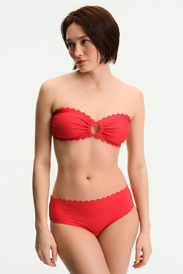 Penti Peyton Strapless Bikini Top burgundy