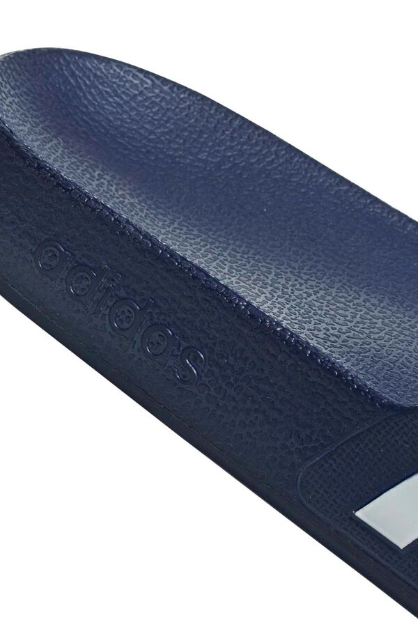 Adidas Adilette 3-stripe slide sandals blue