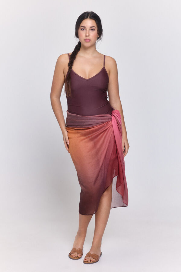 Pieces Par&eacute;o long rouge