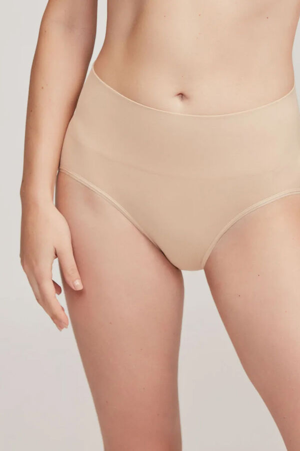 Gisela High-waisted seamless panty Nude