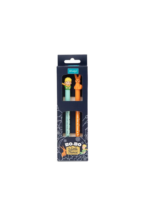 Mr. Wonderful Set of 2 erasable pens Bo-Bo The Little Prince and the Rose printed