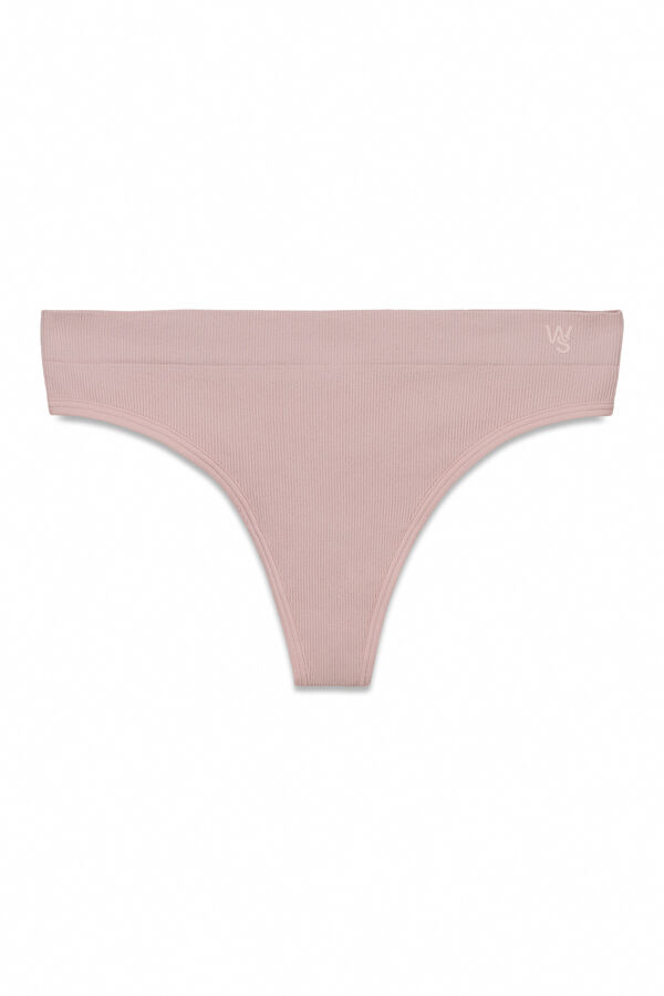 Women'secret Roze hipster bez &scaron;ava tanga gaćice Roze