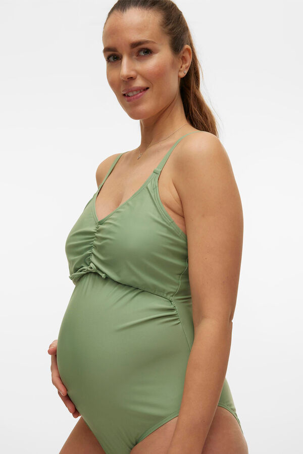 Womensecret Badeanzug Maternity und Stillzeit Grün
