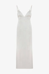 Penti Bridal Delicate Long Ns Nightgown beige