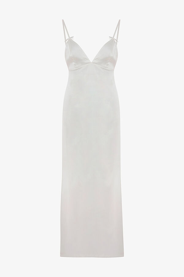 Penti Bridal Delicate Long Ns Nightgown beige