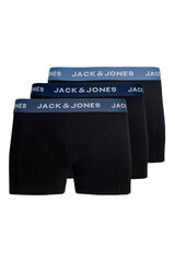 Jack & Jones Pack of 3 cotton boxers black
